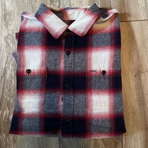 Gap Men’s Mid-weight Standard Fit Organic Flannel, Size XL